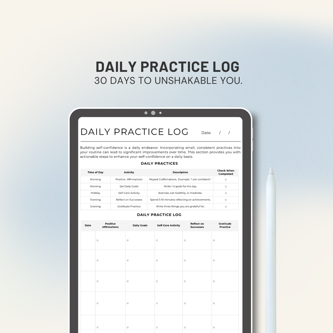 Daily Practice Log