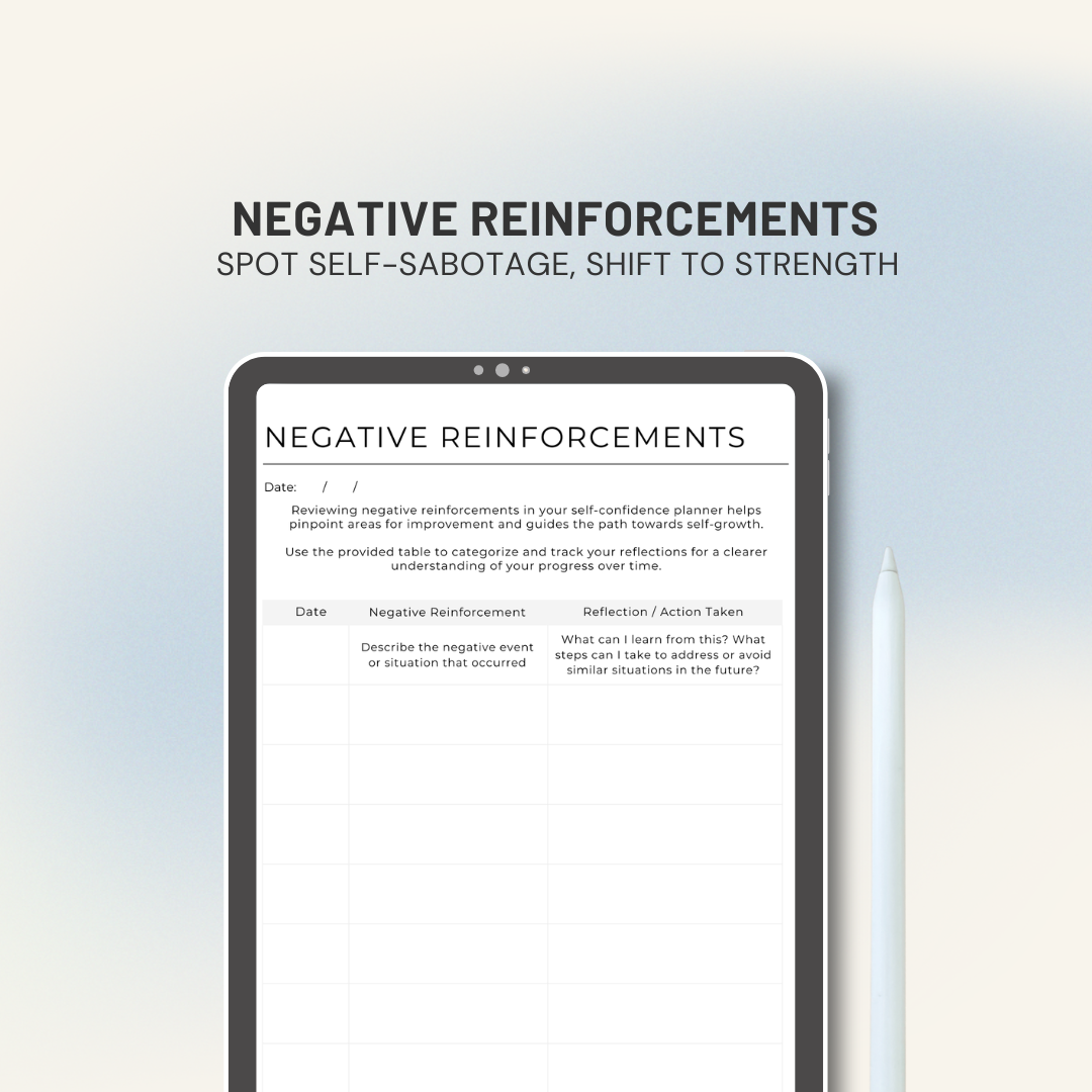 Negative Reinforcements